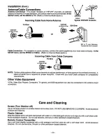 Preview for 9 page of Panasonic CT3696VY1 - 36" COLOR MONITOR Operating Instructions Manual