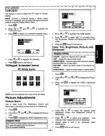 Preview for 39 page of Panasonic CT3696VY1 - 36" COLOR MONITOR Operating Instructions Manual