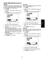 Preview for 41 page of Panasonic CT3696VY1 - 36" COLOR MONITOR Operating Instructions Manual