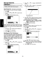 Preview for 42 page of Panasonic CT3696VY1 - 36" COLOR MONITOR Operating Instructions Manual