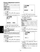 Preview for 46 page of Panasonic CT3696VY1 - 36" COLOR MONITOR Operating Instructions Manual