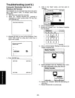 Preview for 50 page of Panasonic CT3696VY1 - 36" COLOR MONITOR Operating Instructions Manual