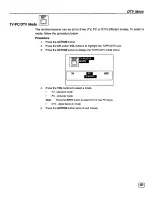 Preview for 71 page of Panasonic CT3697VY - 36" MONITOR Operating Instructions Manual