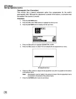 Preview for 74 page of Panasonic CT3697VY - 36" MONITOR Operating Instructions Manual