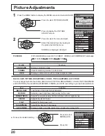 Предварительный просмотр 20 страницы Panasonic CTL1400 - 14" LCD MONITOR Operating Instructions Manual