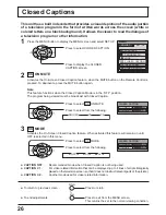 Предварительный просмотр 26 страницы Panasonic CTL1400 - 14" LCD MONITOR Operating Instructions Manual