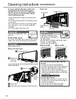 Предварительный просмотр 14 страницы Panasonic CU-3RE18SBE Operating Instructions Manual