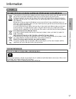 Предварительный просмотр 17 страницы Panasonic CU-3RE18SBE Operating Instructions Manual