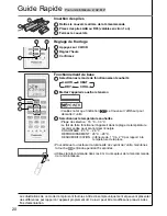 Предварительный просмотр 20 страницы Panasonic CU-3RE18SBE Operating Instructions Manual