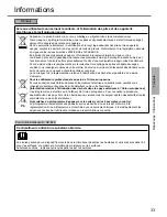 Предварительный просмотр 33 страницы Panasonic CU-3RE18SBE Operating Instructions Manual