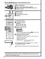 Предварительный просмотр 52 страницы Panasonic CU-3RE18SBE Operating Instructions Manual