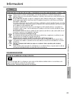 Предварительный просмотр 81 страницы Panasonic CU-3RE18SBE Operating Instructions Manual