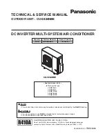 Preview for 1 page of Panasonic CU-5E34NBE-C Technical & Service Manual