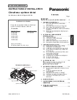 Preview for 85 page of Panasonic CU-5E34NBE-C Technical & Service Manual