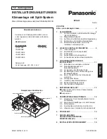 Preview for 105 page of Panasonic CU-5E34NBE-C Technical & Service Manual