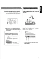 Preview for 20 page of Panasonic CU-M1403KE Operating Instructions Manual