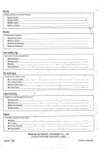 Preview for 31 page of Panasonic CU-M1403KE Operating Instructions Manual