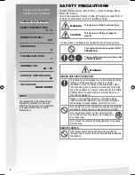 Preview for 2 page of Panasonic CU-RE9JKE-1 Operating Instructions Manual