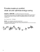 Preview for 2 page of Panasonic CU-Z18SKE Operating Instructions Manual