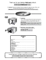 Preview for 2 page of Panasonic CW-A120AH Operating Instructions