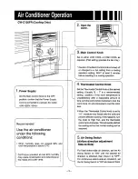 Предварительный просмотр 4 страницы Panasonic CW-A120FR Operating Instructions Manual