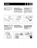 Предварительный просмотр 8 страницы Panasonic CW-A120FR Operating Instructions Manual