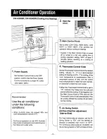 Предварительный просмотр 6 страницы Panasonic CW-A200SR Operating Instructions Manual