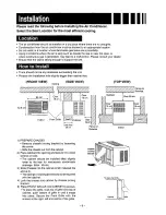 Предварительный просмотр 10 страницы Panasonic CW-A200SR Operating Instructions Manual