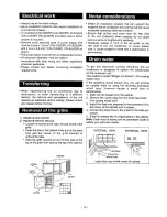 Предварительный просмотр 11 страницы Panasonic CW-A200SR Operating Instructions Manual