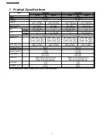 Preview for 2 page of Panasonic CW-A90VE Service Manual