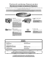 Предварительный просмотр 2 страницы Panasonic CW-C100AU Install And Operation Instructions