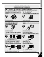 Предварительный просмотр 5 страницы Panasonic CW-C100AU Install And Operation Instructions