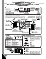 Предварительный просмотр 8 страницы Panasonic CW-C100AU Install And Operation Instructions