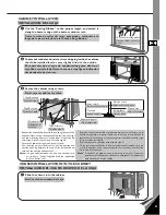 Предварительный просмотр 11 страницы Panasonic CW-C100AU Install And Operation Instructions