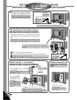 Предварительный просмотр 12 страницы Panasonic CW-C100AU Install And Operation Instructions