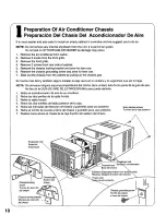 Preview for 10 page of Panasonic CW-C101MU Installation And Operating Instructions Manual