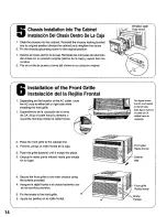 Preview for 14 page of Panasonic CW-C101MU Installation And Operating Instructions Manual