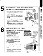 Preview for 13 page of Panasonic CW-C141NU Installation And Operating Instructions Manual