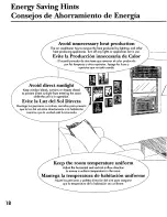 Preview for 18 page of Panasonic CW-C141NU Installation And Operating Instructions Manual