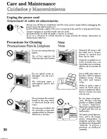 Preview for 42 page of Panasonic CW-C141NU Installation And Operating Instructions Manual