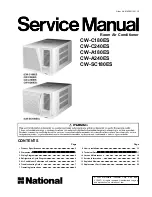 Panasonic CW-C180ES Service Manual preview