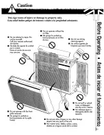 Preview for 11 page of Panasonic CW-C50RU Installation And Operating Instructions Manual