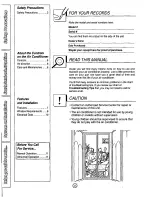 Предварительный просмотр 2 страницы Panasonic CW-C51GU Installation And Operating Instructions Manual