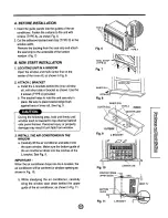 Предварительный просмотр 9 страницы Panasonic CW-C51GU Installation And Operating Instructions Manual