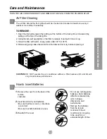 Предварительный просмотр 9 страницы Panasonic CW-C83GU Installation And Operating Instructions Manual