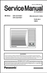 Предварительный просмотр 1 страницы Panasonic CW-UC1815AF Service Manual