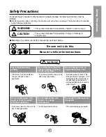 Preview for 3 page of Panasonic CW-XC104HK Installation And Operating Instructions Manual