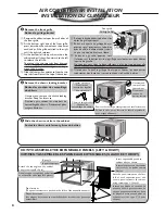 Preview for 6 page of Panasonic CW-XC121AK Installation And Operation Manual