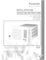 Preview for 1 page of Panasonic CW-XC143EU Installation And Operating Instructions Manual