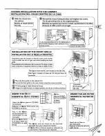 Preview for 11 page of Panasonic CW-XC143EU Installation And Operating Instructions Manual